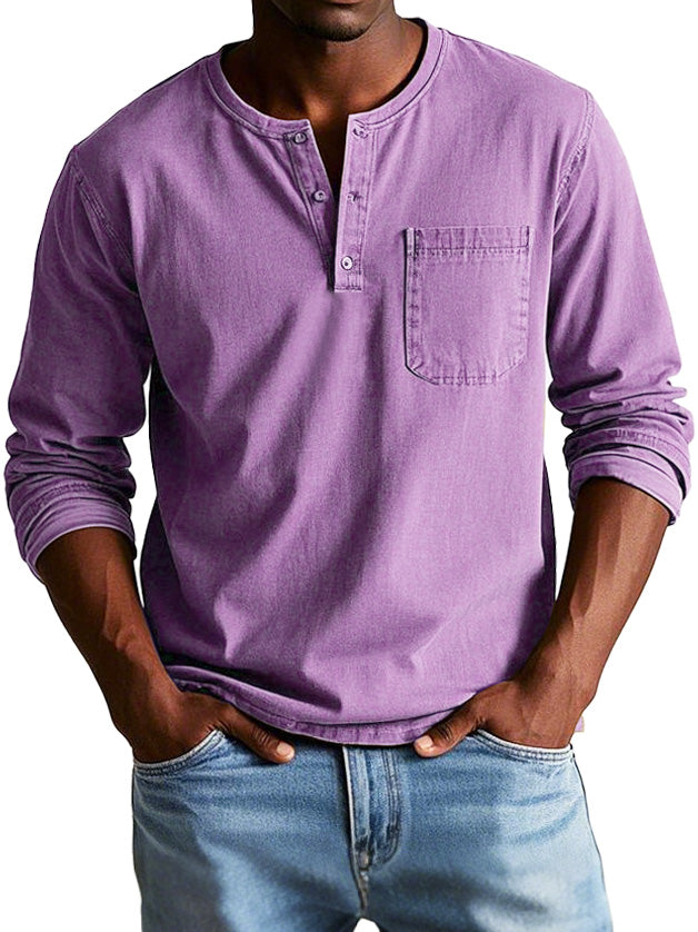 Varel | Camicia Vintage a Maniche Lunghe