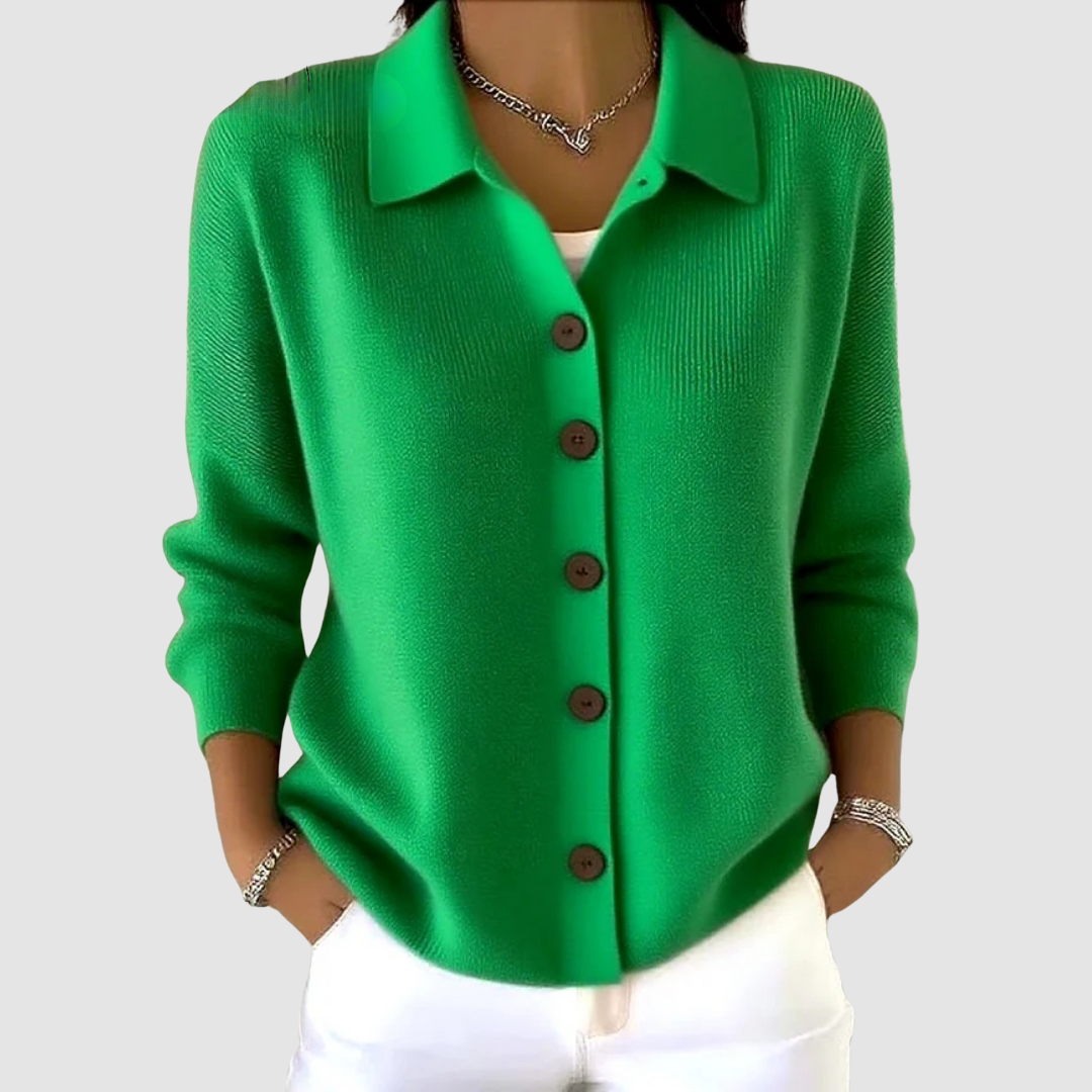 Elena | Cardigan in Maglia con Bottoni