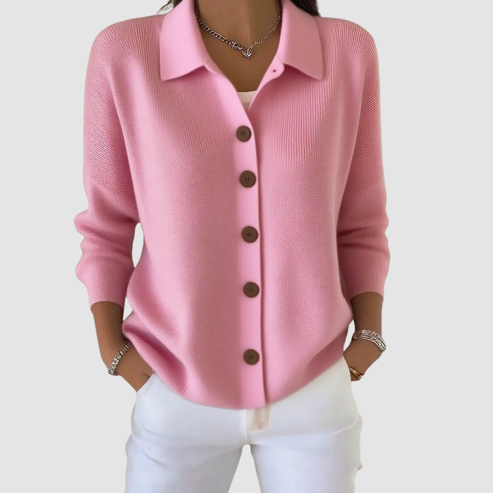 Elena | Cardigan in Maglia con Bottoni