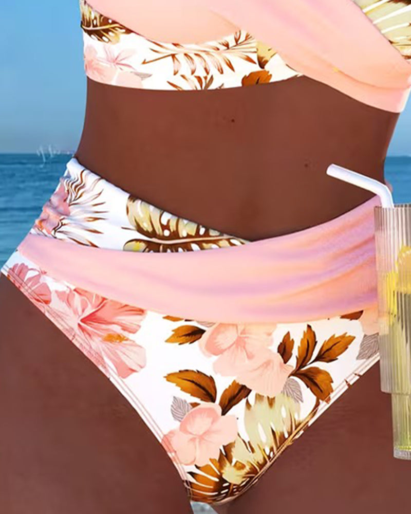 Chiara | Bikini a Contrasto Floreale