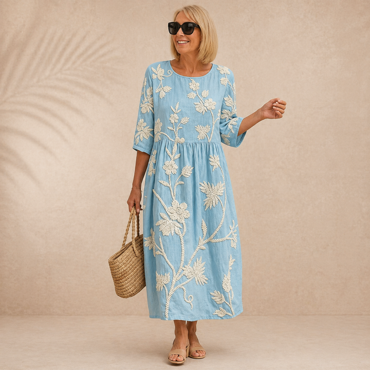 Rina | Abito Vintage Ricamato