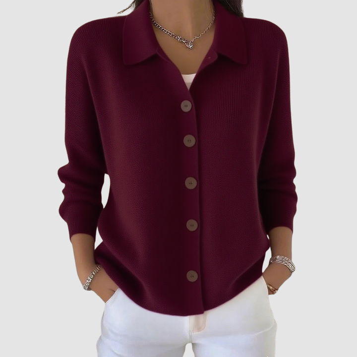 Elena | Cardigan in Maglia con Bottoni