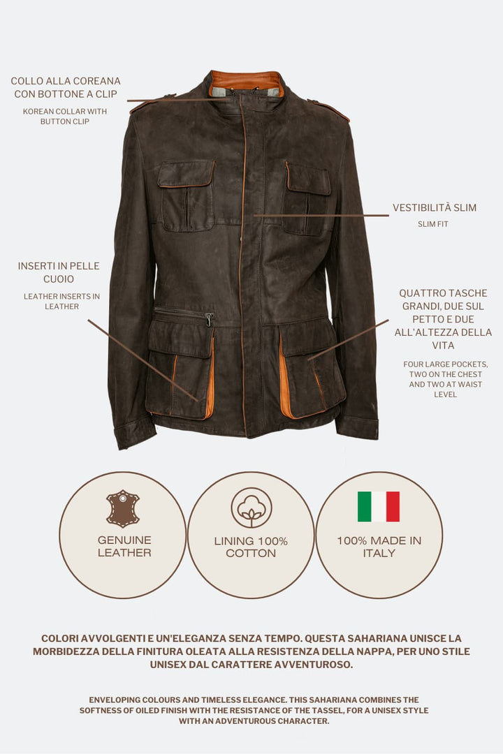 Marcello Oiled Saharan Dark Brown