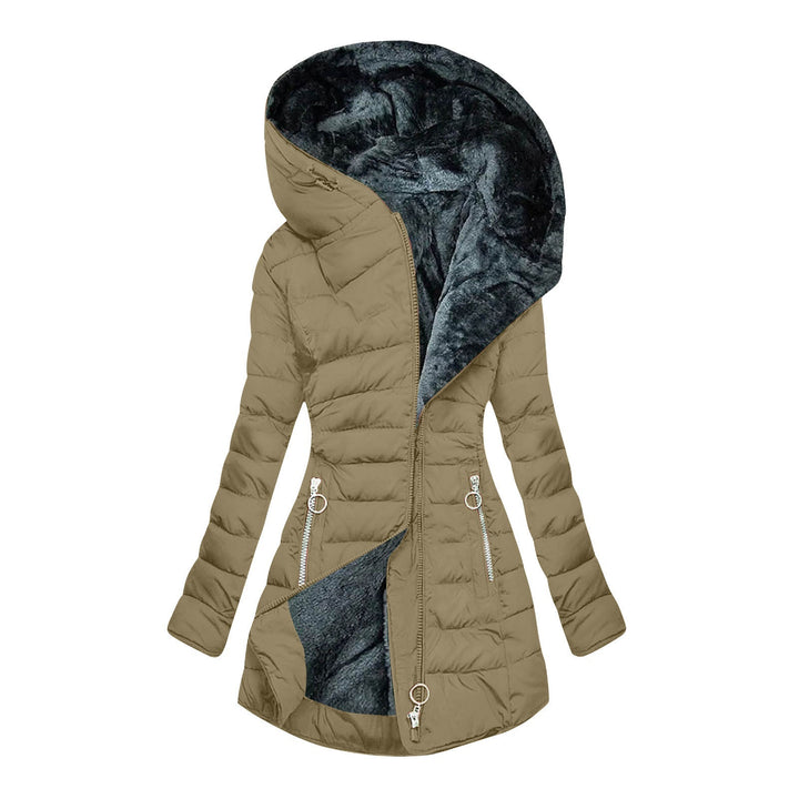 Chiara – Giacca in Piuma Invernale con Cappuccio
