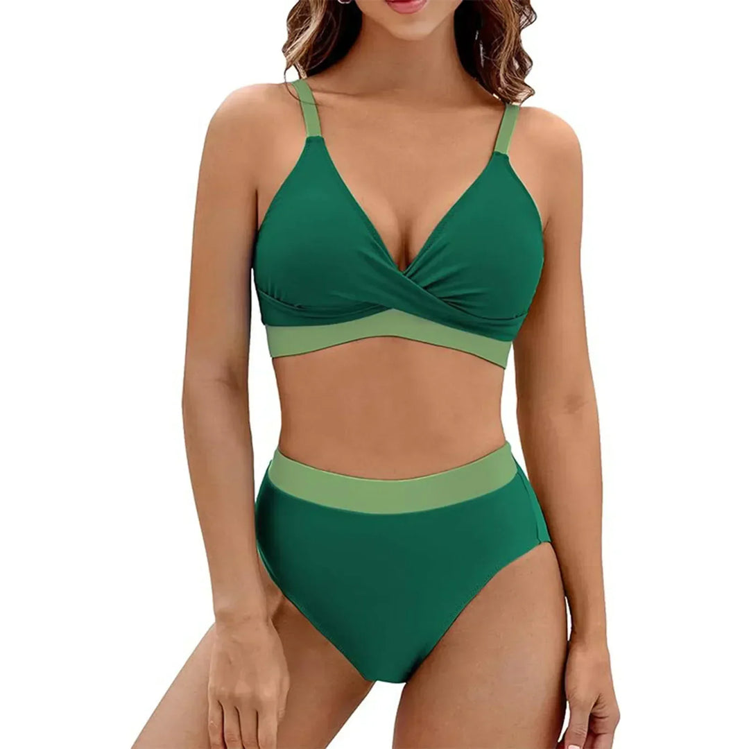 Sarena | Il tuo bikini modellante per l'addome con un elegante scollo a V