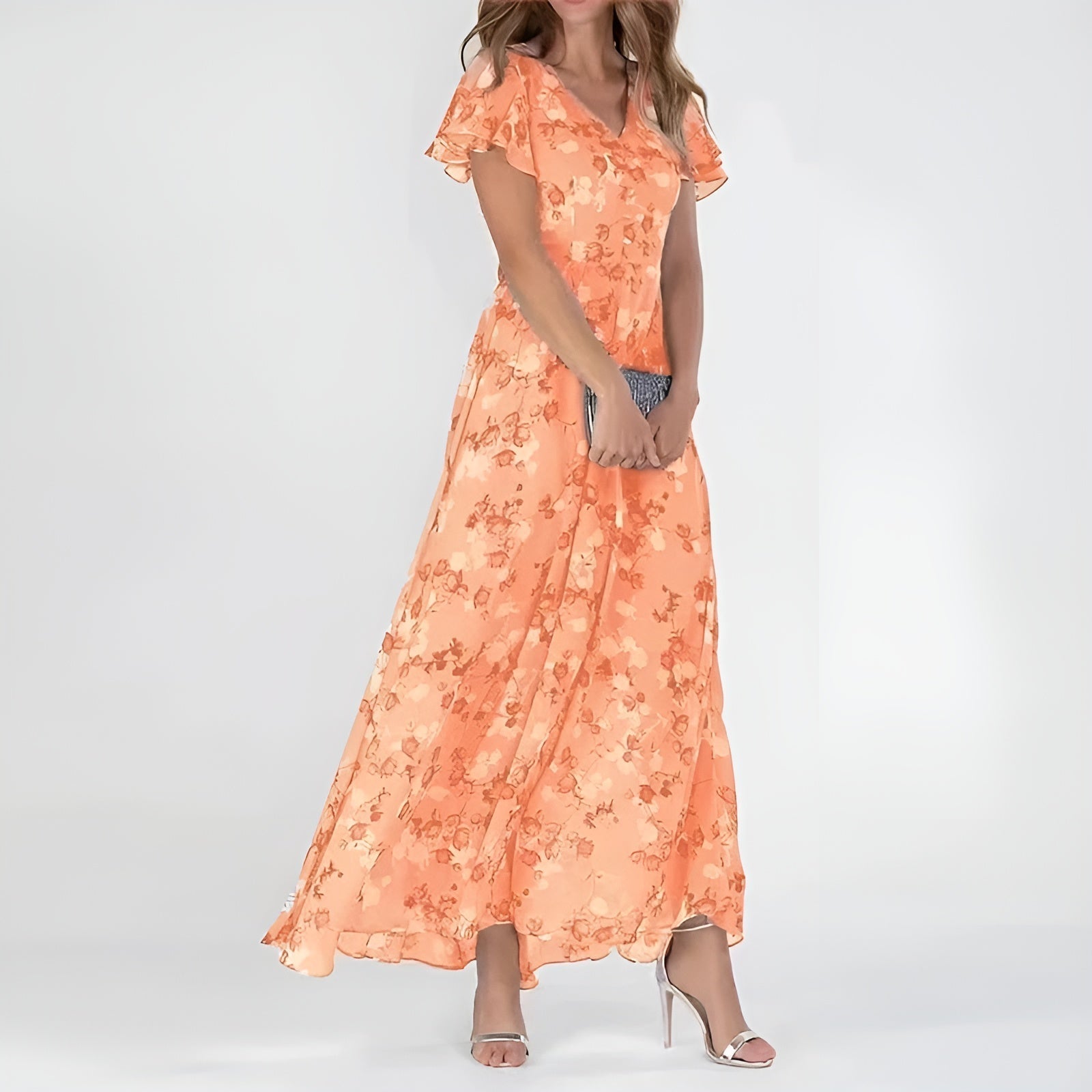 Valentina | Abito Lungo Floreale Elegante