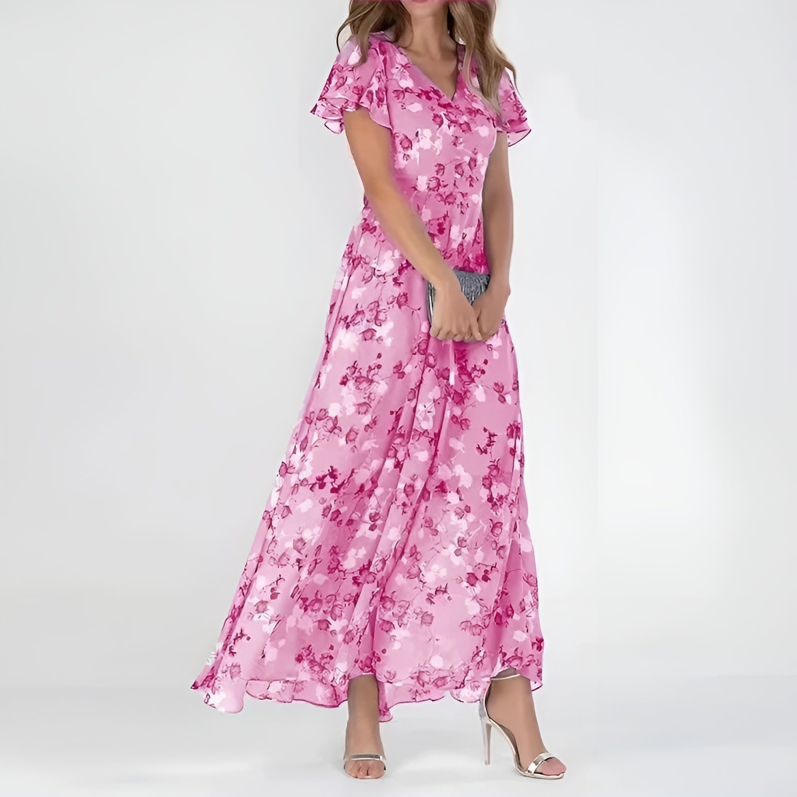 Valentina | Abito Lungo Floreale Elegante