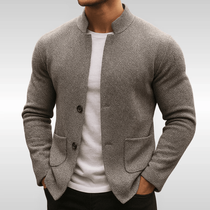 BRUNO MONACO | Gilet in Maglia Testurizzata da Uomo